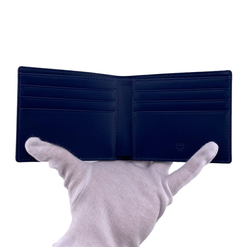 MCM Billfold Wallet Card Bifold Black